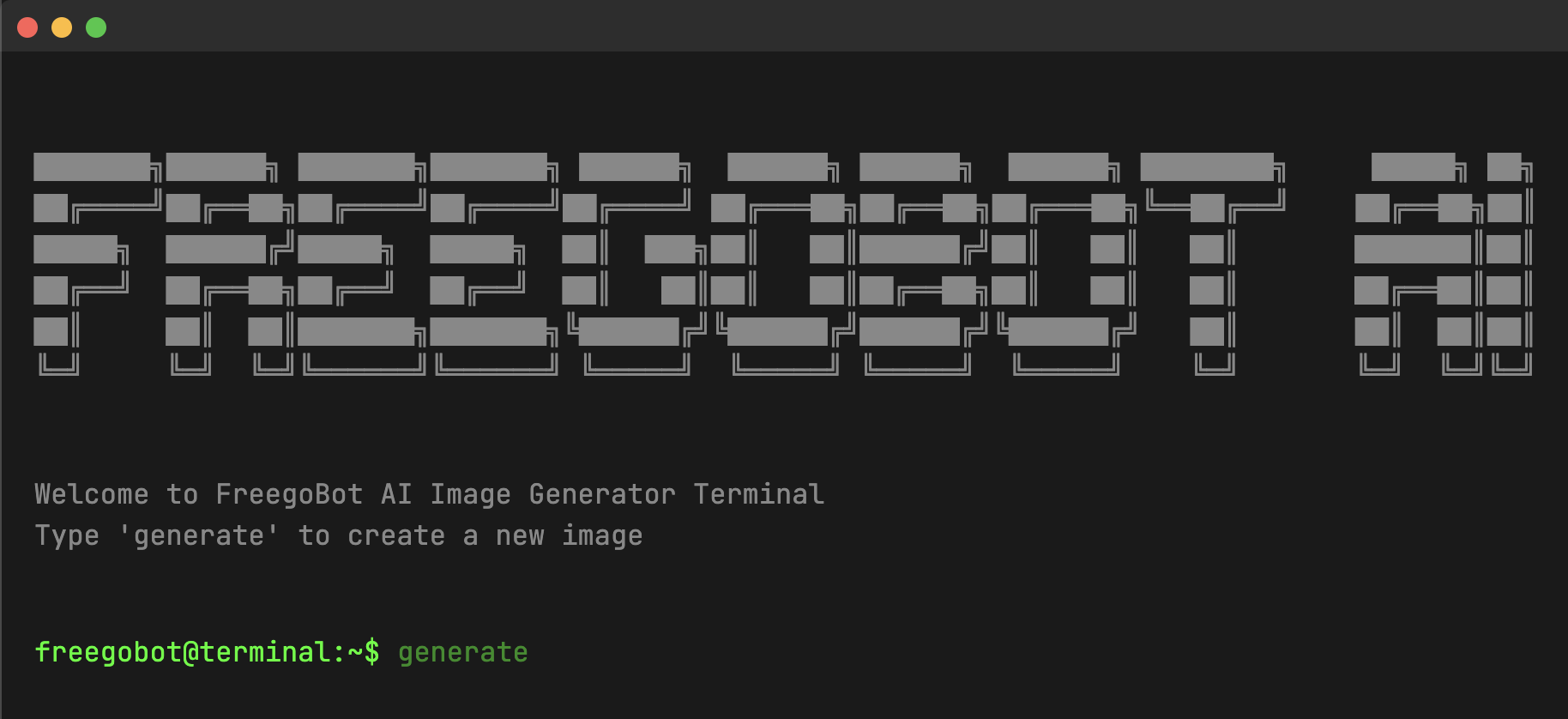 FreggoBot AI Image generator